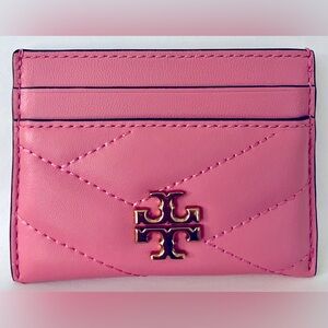 TORY BURCH KIRA CHEVRON-QUILTED CARD CASE